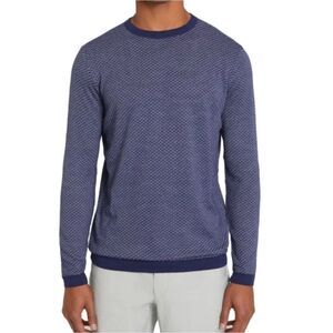 Jack Victor Silk Cotton Navy Douglas Jacquard
Crewneck Sweater
AG6